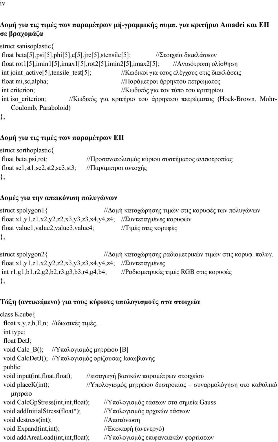 jot_actve[5],tese_test[5]; //Κωδικοί για ους ελέγχους ις διακλάεις foat,sc,apha; //Παράμεροι άρρηκου περώμαος t crtero; //Κωδικός για ον ύπο ου κριηρίου t so_crtero; //Κωδικός για κριήριο ου άρρηκου