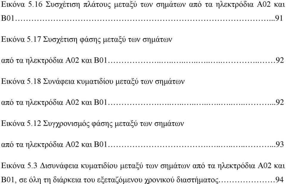 18 Συνάφεια κυματιδίου μεταξύ των σημάτων από τα ηλεκτρόδια Α02 και Β01..................92 Εικόνα 5.