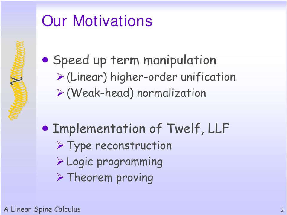 Implementation of Twelf, LLF Type reconstruction