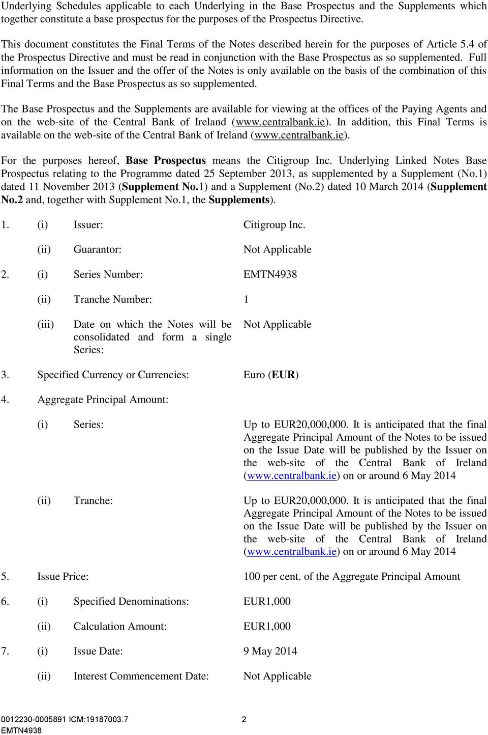 4 of the Prospectus Directive and must be read in conjunction with the Base Prospectus as so supplemented.