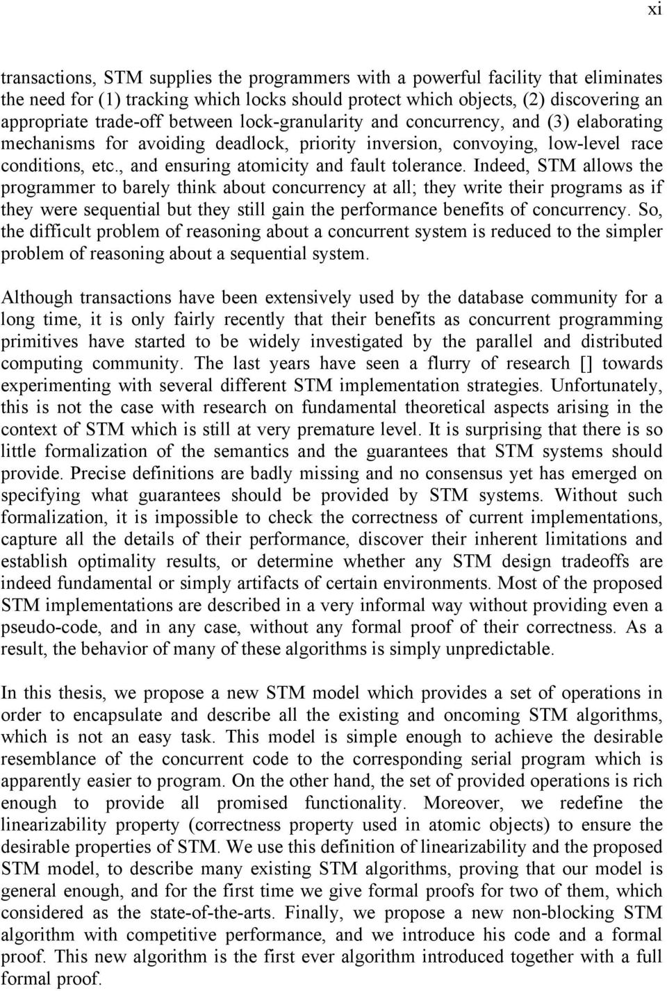 , and ensuring atomicity and fault tolerance.