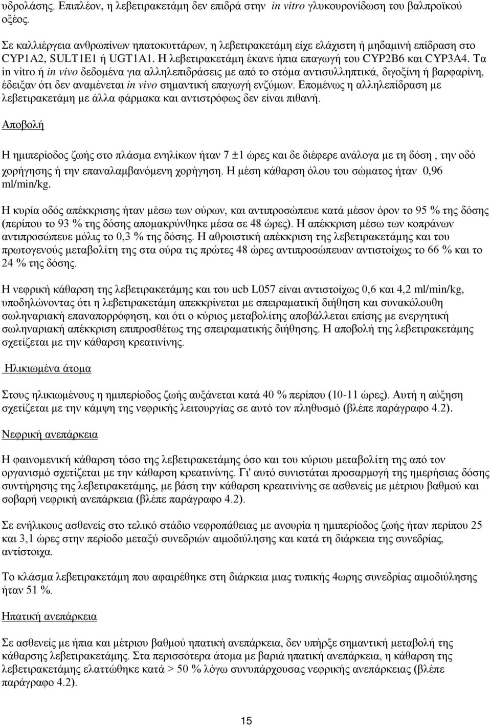 Τα in vitro ή in vivo δεδομένα για αλληλεπιδράσεις με από το στόμα αντισυλληπτικά, διγοξίνη ή βαρφαρίνη, έδειξαν ότι δεν αναμένεται in vivo σημαντική επαγωγή ενζύμων.