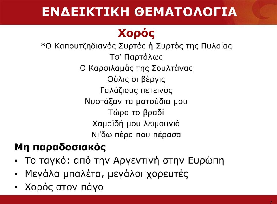 καηνύδηα κνπ Ρώξα ην βξαδί Σακατδή κνπ ιεηκνπληά Λη δσ πέξα πνπ πέξαζα Κε