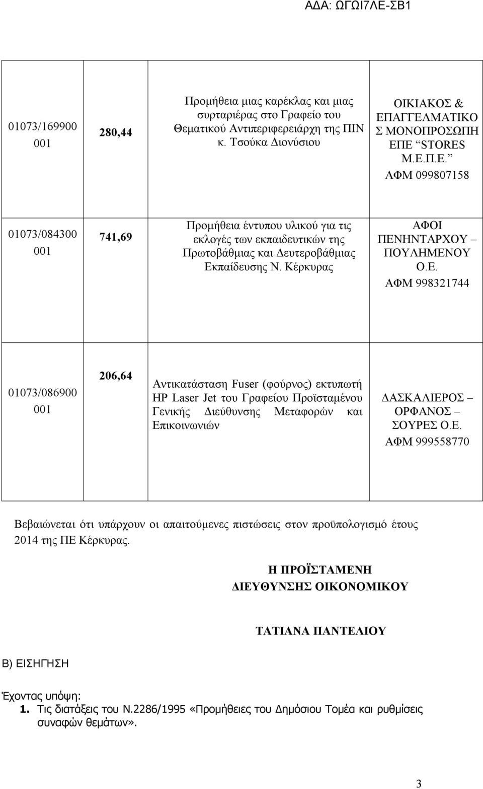 Κέρκυρας ΑΦΟΙ ΠΕΝ