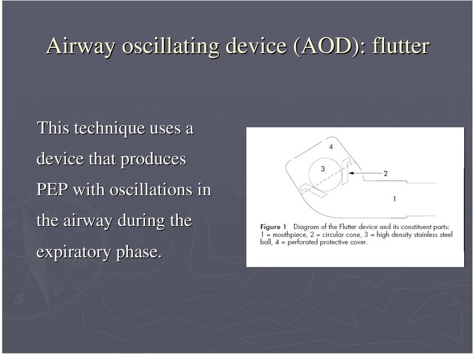 that produces PEP with oscillations