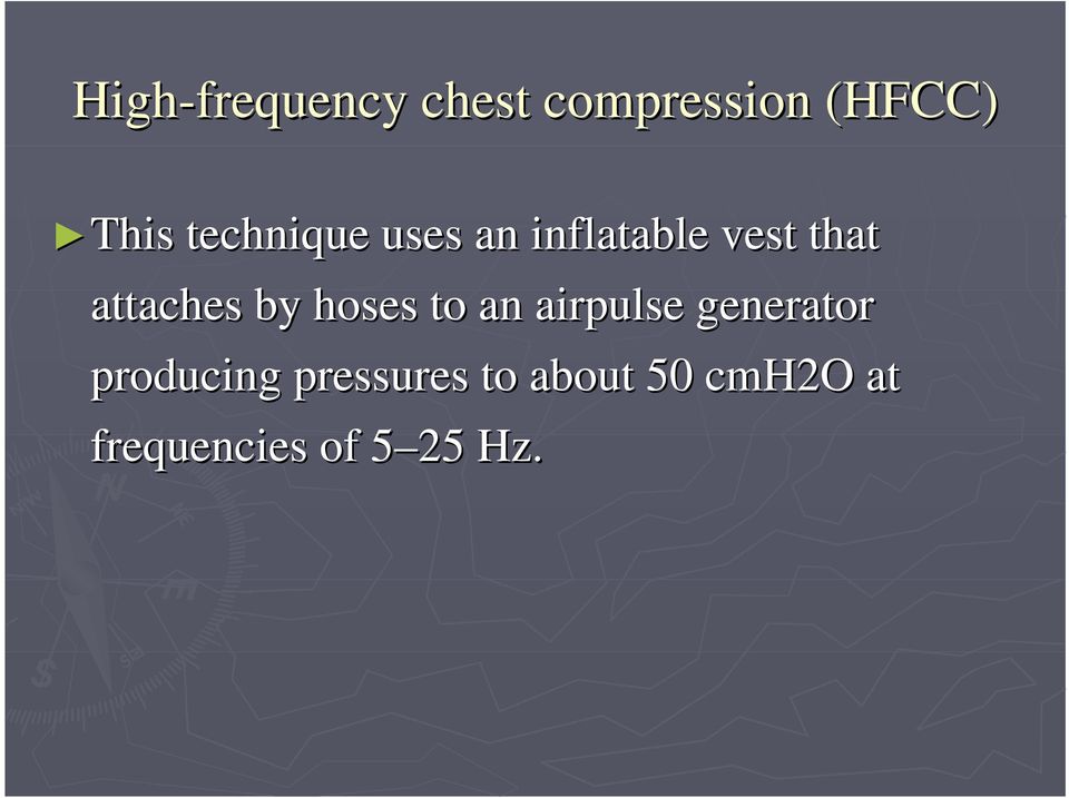 by hoses to an airpulse generator producing