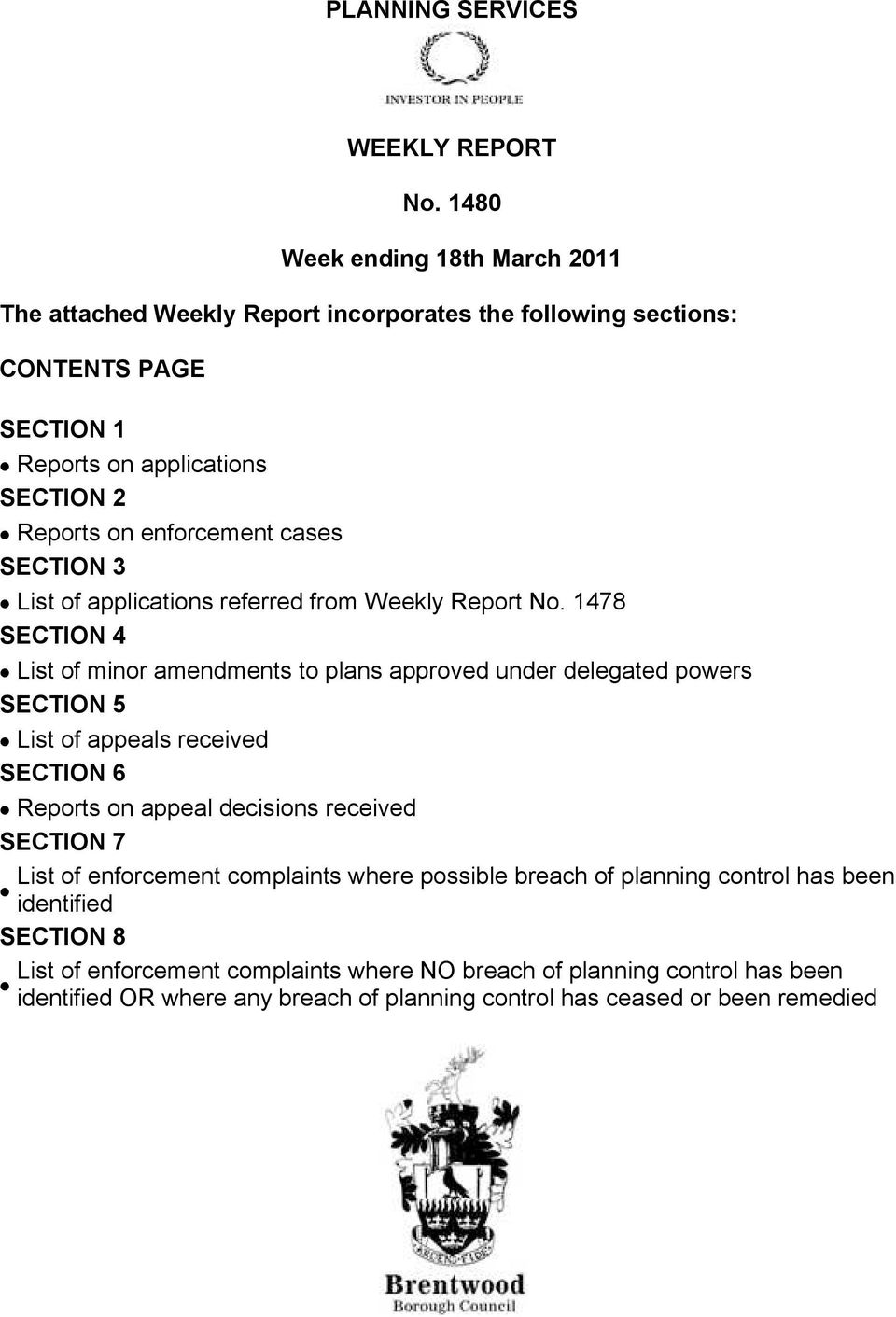 cases ΣΕΧΤΙΟΝ 3 List of applications referred from Weekly Report No.