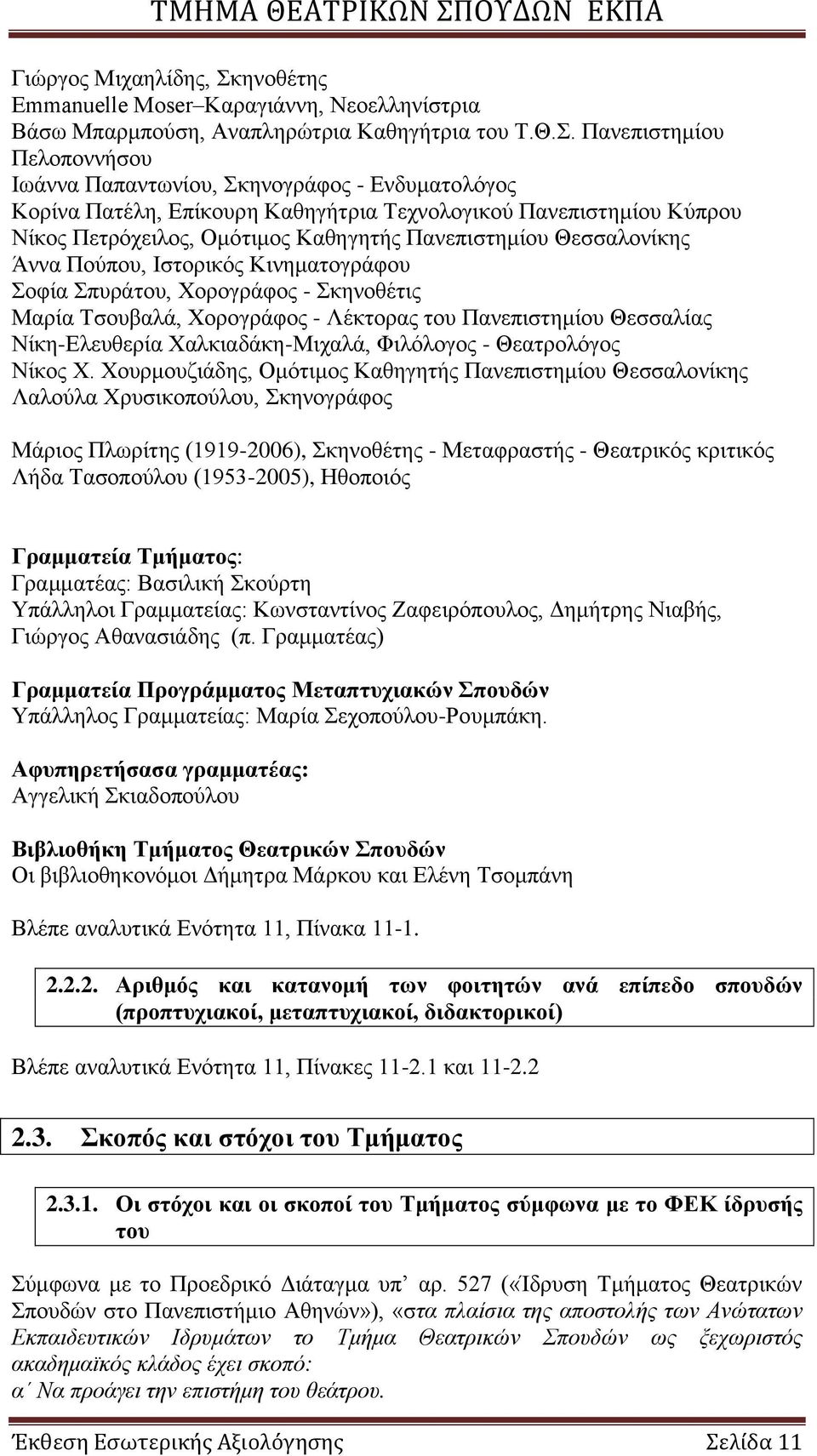 Θεζζαινλίθεο Άλλα Πνχπνπ, Εζηνξηθφο Κηλεκαηνγξάθνπ νθία ππξάηνπ, Υνξνγξάθνο - θελνζέηηο Μαξία Σζνπβαιά, Υνξνγξάθνο - Λέθηνξαο ηνπ Παλεπηζηεκίνπ Θεζζαιίαο Νίθε-Βιεπζεξία Υαιθηαδάθε-Μηραιά, Φηιφινγνο -