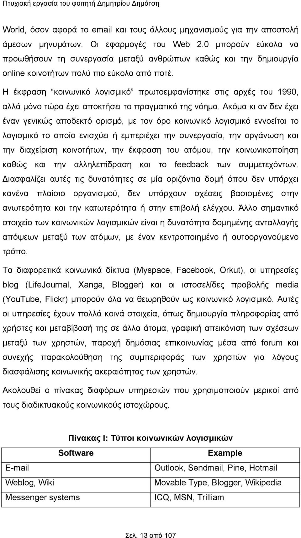 Η έκφραση κοινωνικό λογισμικό πρωτοεμφανίστηκε στις αρχές του 1990, αλλά μόνο τώρα έχει αποκτήσει το πραγματικό της νόημα.