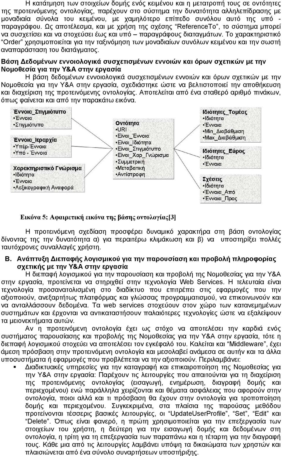 Το χαρακτηριστικό Order χρησιμοποιείται για την ταξινόμηση των μοναδιαίων συνόλων κειμένου και την σωστή αναπαράσταση του διατάγματος.