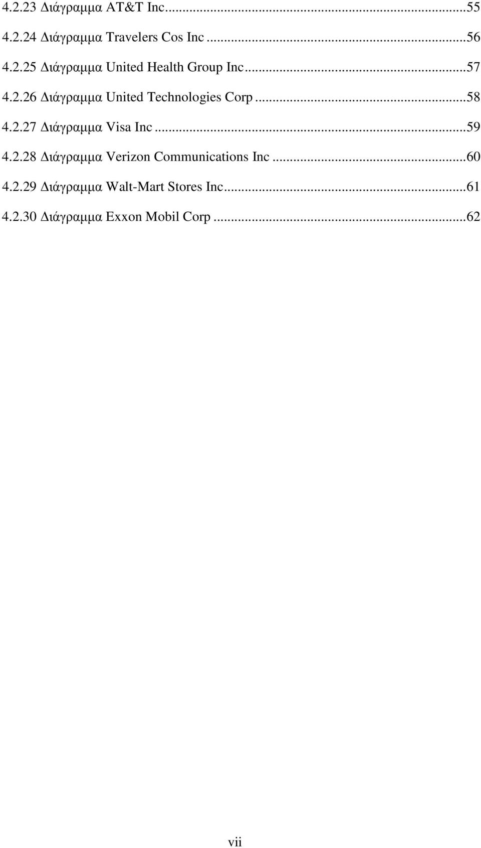 .. 59 4.2.28 ιάγραµµα Verizon Communications Inc... 60 4.2.29 ιάγραµµα Walt-Mart Stores Inc.