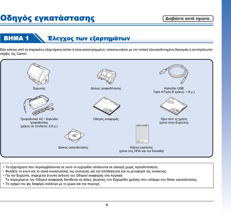 Σαρωτής Δίσκος τροφοδότησης Καλώδιο USB Type A/Type B (μήκος: 1,8 μ.