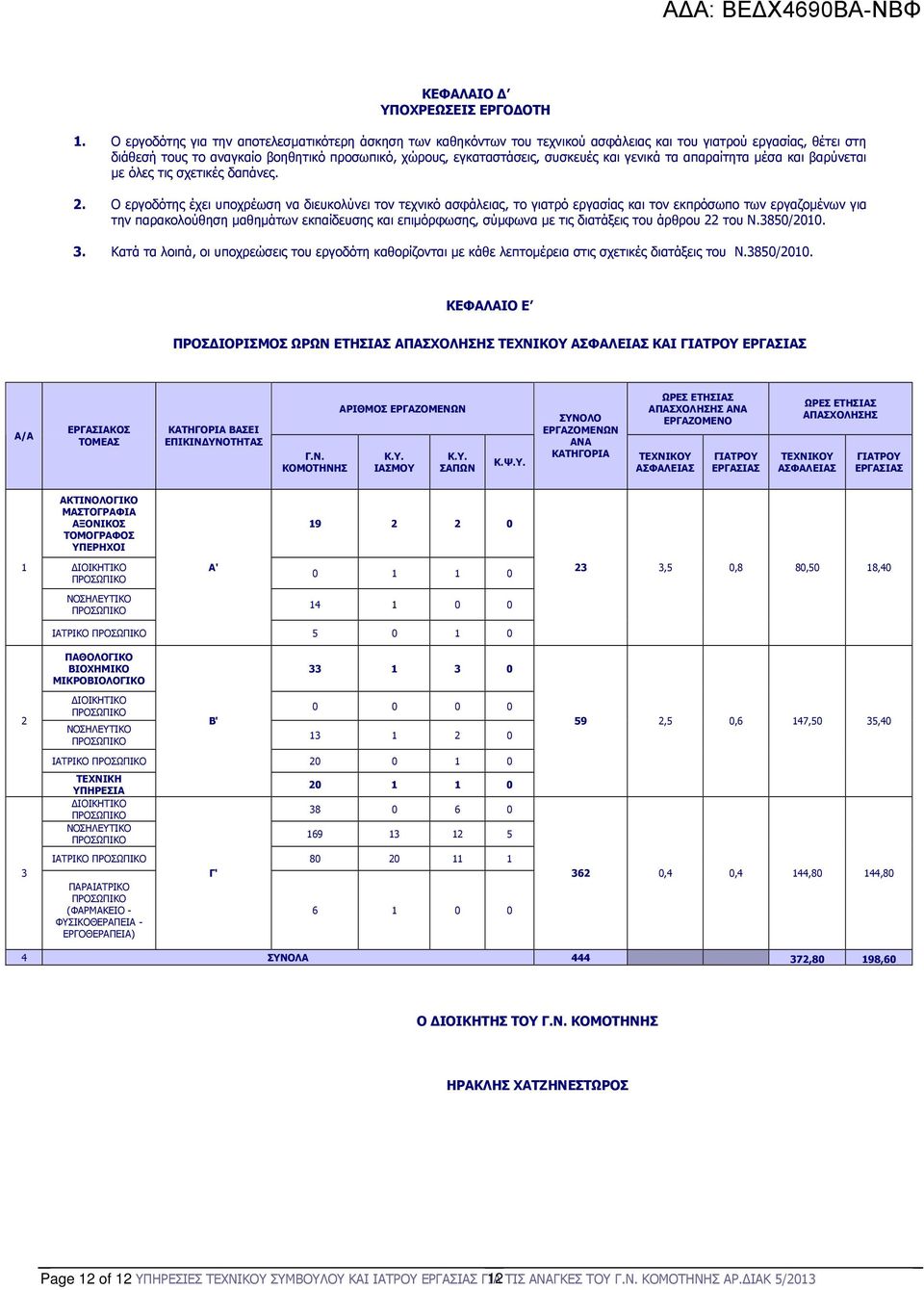 και γενικά τα απαραίτητα µέσα και βαρύνεται µε όλες τις σχετικές δαπάνες. 2.