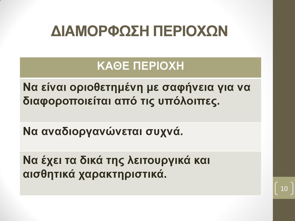 από ηηο ππόινηπεο. Να αλαδηνξγαλώλεηαη ζπρλά.