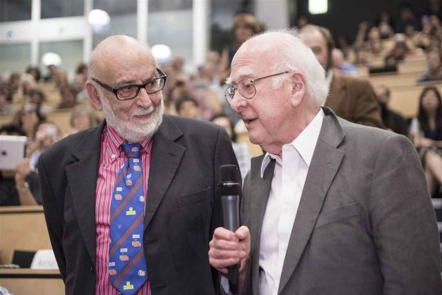 2013 Oct 08: François Englert and Peter Higgs receive the Physics Nobel price!