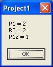 Παράδειγµα 3.5 (Υπολογισµός ισοδύναµης αντίστασης δύο παράλληλων αντιστάσεων). Να γραφεί πρόγραµµα υπολογισµού της ισοδύναµης αντίστασης Rισ δύο παράλληλων αντιστάσεων R1 και R2.