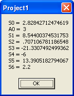 Α = 2, Β = -1 Α = 5, Β = -2 Α = 8, Β = -3 Παράδειγµα 7.