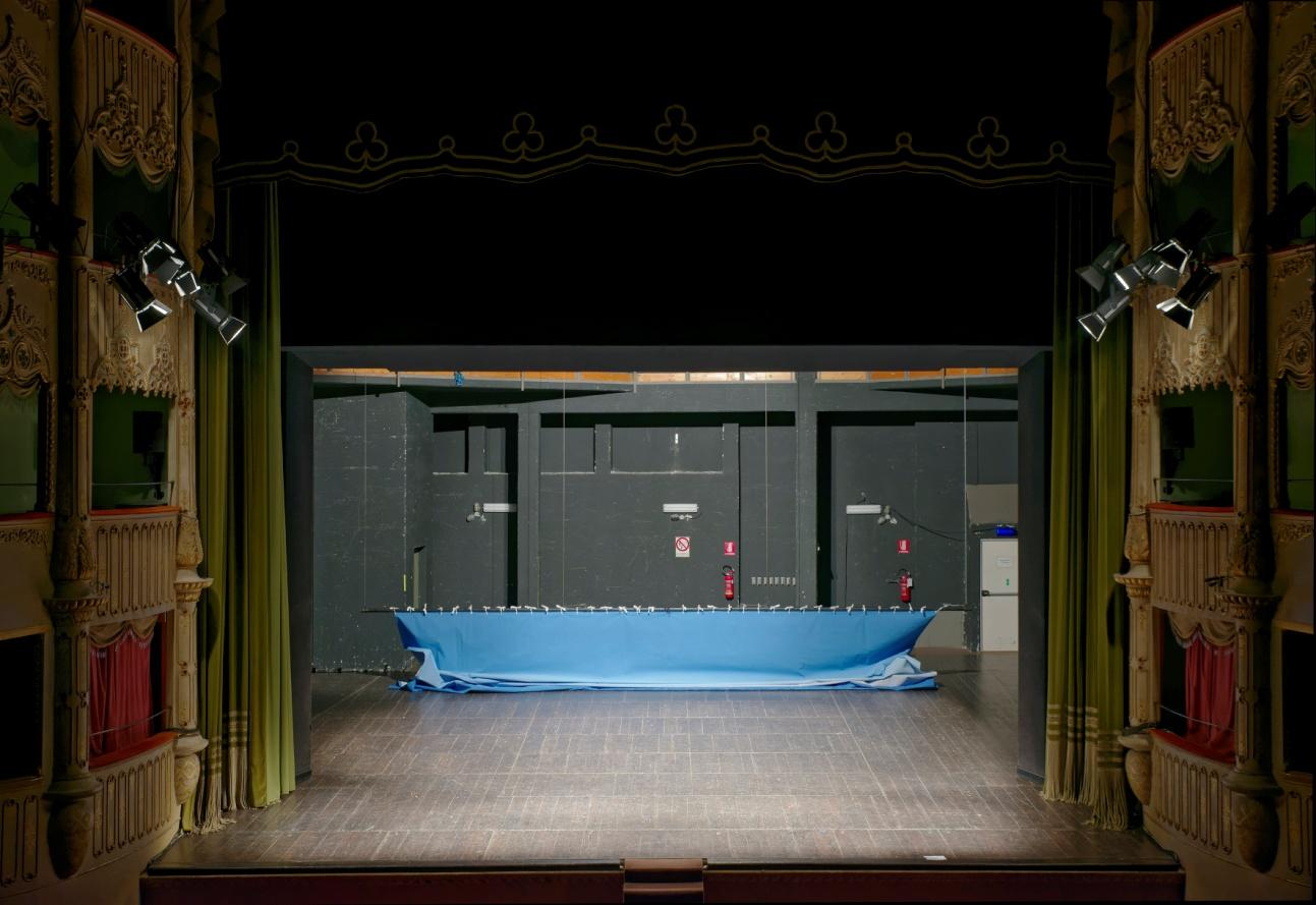 Φωτογραφία / Photo: The Parting Discourse, Performance at Teatro Goldoni, Venice, 2015, Photo by Aurelien Mole/The Cyprus Pavilion.