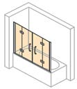 5 συρόμενες πόρτες μπανιέρας από τοίχο σε τοίχο συρόμενες πόρτες μπανιέρας σε συνδυασμό με σταθερό πλαϊνό σελ. 16-17 σελ.