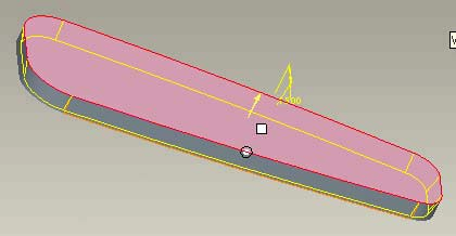 φίλτρο την επιλογή Geometry, πατήστε την επιφάνεια όπως φαίνεται στην εικόνα.