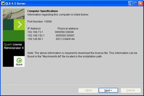 Σε αυτή τη περίπτωση το MachineInfo.txt θα φαίνεται όπως παρακάτω. Παρατήρηση: σε ένα server που έχει παραπάνω από μία κάρτες δικτύου η οθόνη διαφοροποιείται από την οθόνη που εμφανίζεται παραπάνω.