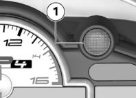 5 70 z Οδήγηση Αλλαγή ταχυτήτων Φωτεινή ένδειξη αλλαγής ταχύτητας Η φωτεινή ένδειξη αλλαγής ταχύτητας 1 σηματοδοτεί για τον οδηγό δύο κατώφλια στροφών κινητήρα: Αριθμός στροφών εκκίνησης Σε στάση, η