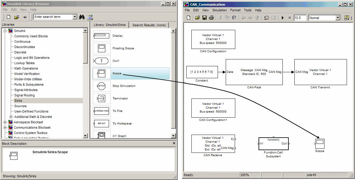 Για να δημιουργήσουμε ένα νέο αρχείο Simulink χρησιμοποιούμε τις γνωστές συντομεύσεις των Windows στην γραμμή του menu.