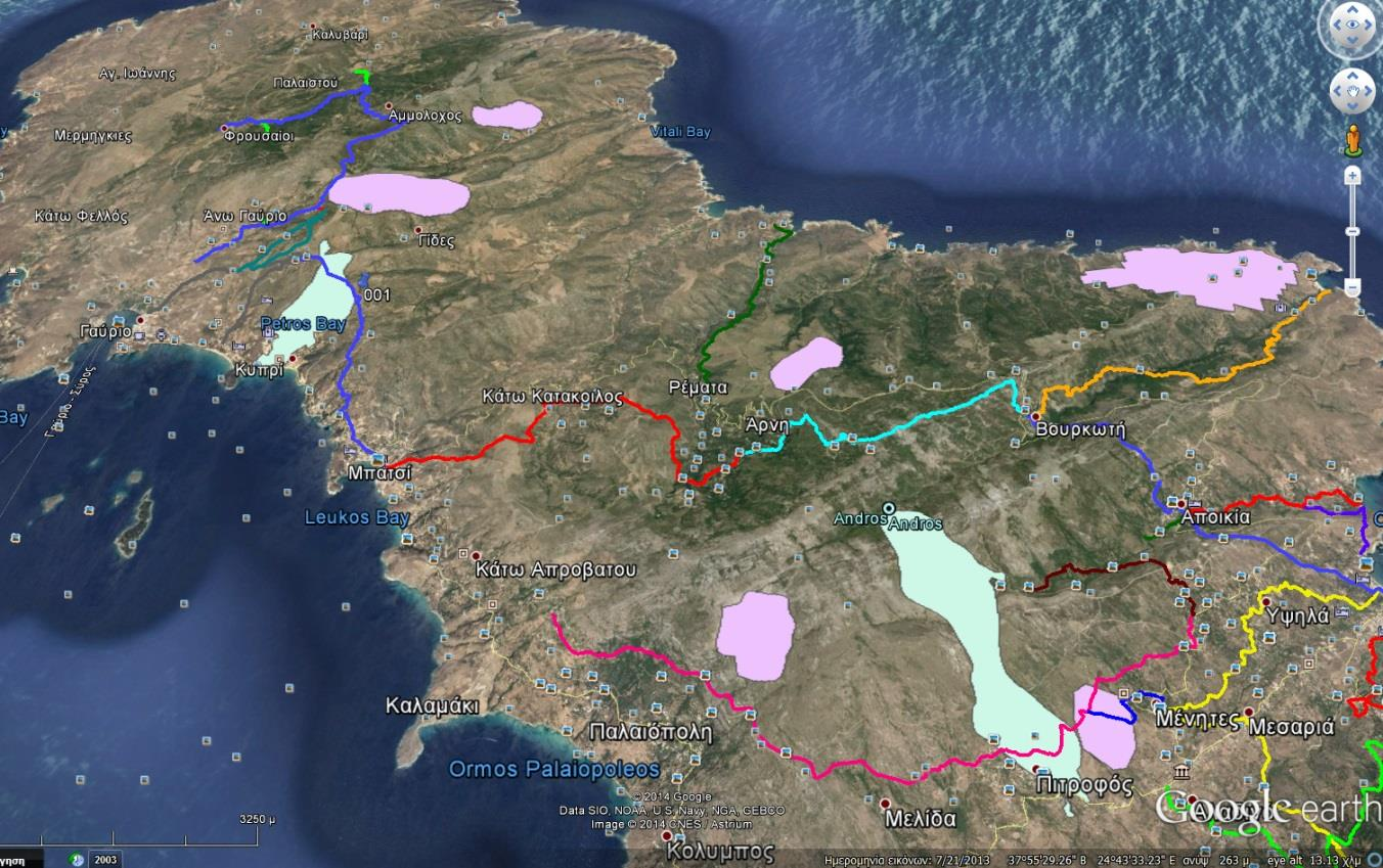 Β. Πυρκαγιές & μονοπάτια (6) Πυρκαγιές άνω των 400 στρ.