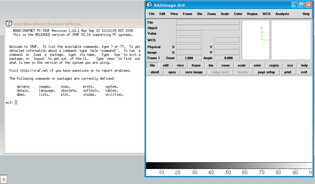 79 4.2 Data amplifier zeropoint offset and the random readout noise from the amplifier. During the two nights 16 bias frames were takes. NOAO PC-IRAF Revision 2.14.