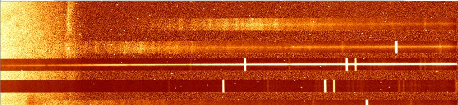 Chapter 4: Data reduction 80 x Figure 4.2: The four type of CCD images which are contained in our data.