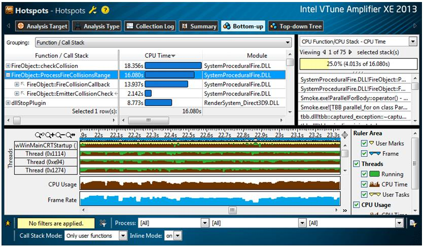 Intel VTune Amplifier XE 2013 Performance profiler (2/5)