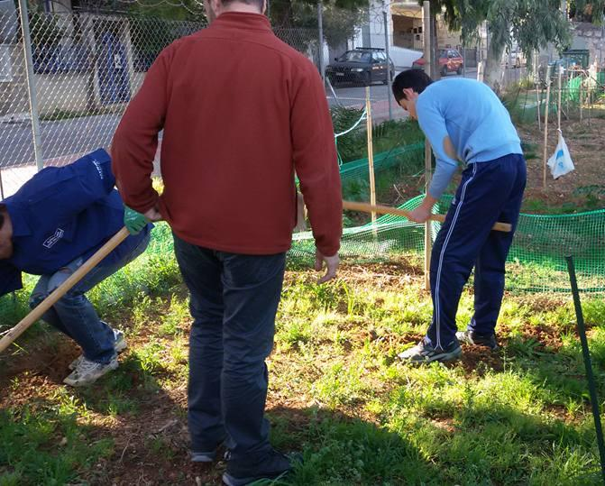 Η ομάδα κηπουρικής του ΕΕΕΕΚ Αγίου