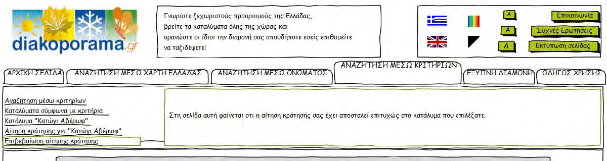 Επιβεβαίωση αίτησης