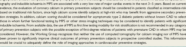 1. Coronary Calcium Scoring A novel biomarker of