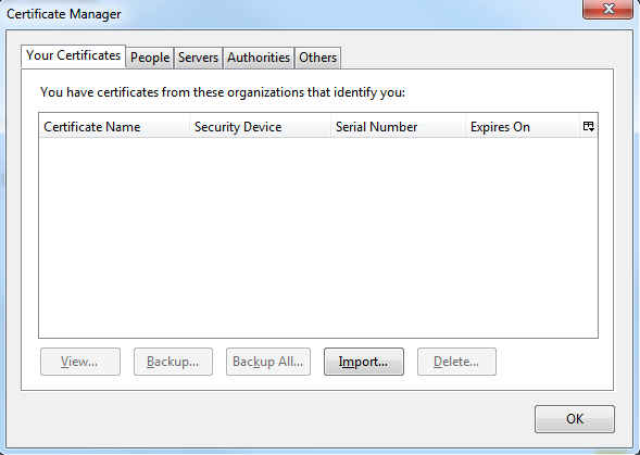 Εγκατάσταση των ATHEX Certificates για την πιστοποίηση χρήστη (client authentication) Στο