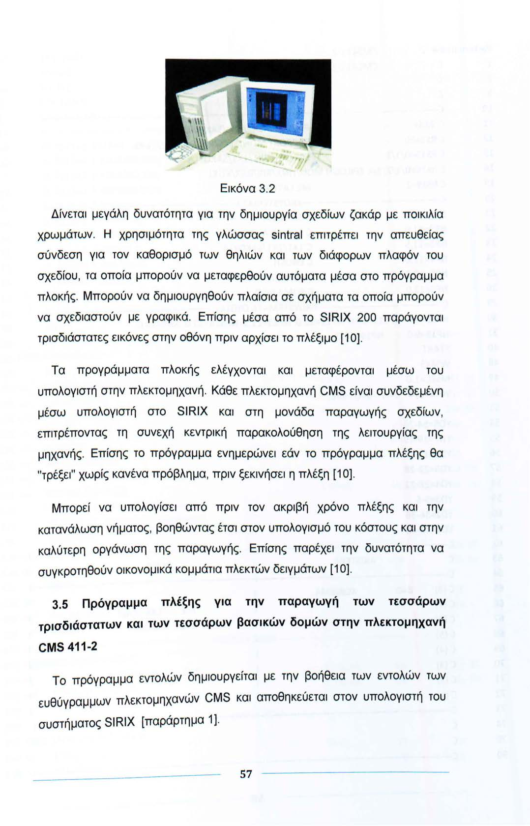 Εικόνα 3.2 Δίνεται μεγάλη δυνατότητα για την δημιουργία σχεδίων ζακάρ με ποικιλία χρωμάτων.