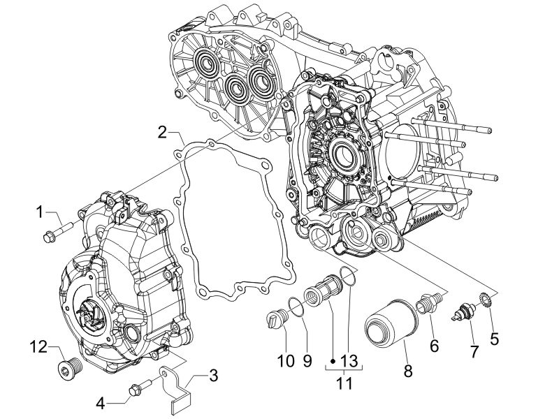 Πρόθεμα πλαισίου: ZAPM00 Πρόθεμα κινητήρα: MM Beverly 0 NCP000U0 - Beverly 0 00 0 0 00 0 0 00 0R R R 00 R /0/0 Κινητήρας 0.