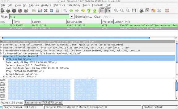 21 ΜΕΛΕΤΗ HTTP ΣΤΟ Wireshark Ο browser θα πρέπει να