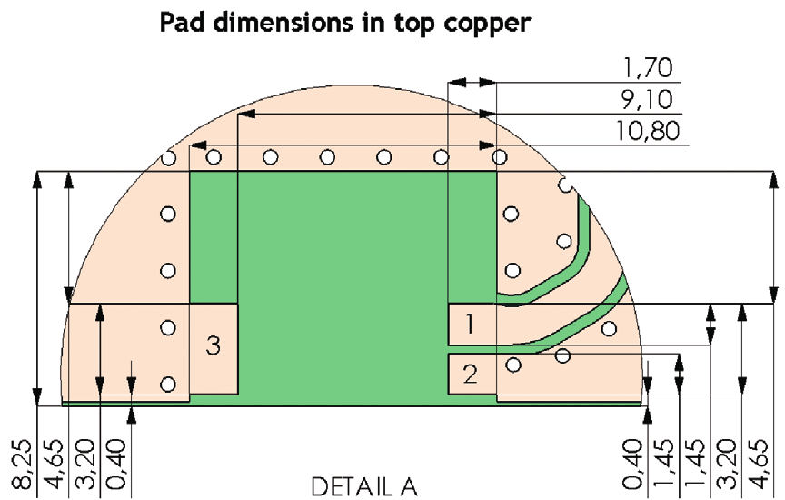 W0 Datasheet version.. Ceramic Antenna. (0/08). Ceramic Antenna Ground cleared under antenna, clearance area 0.80 mm x 8.5 mm.