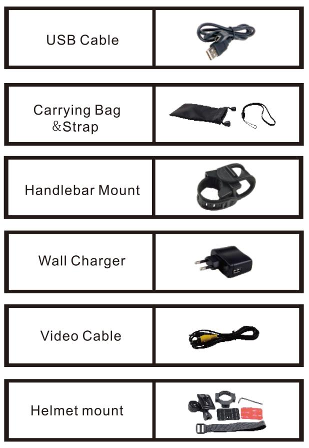 Εξαρτήματα Καλώδιο USB Τσαντάκι μεταφοράς & Λουράκι Βάση