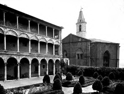 39. Κύρια όψη του Palazzo Piccolomini 40.