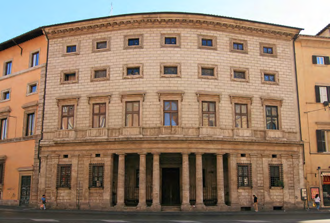 86. 87. Κάτοψη και όψη του Palazzo Maccarani Stati 88.