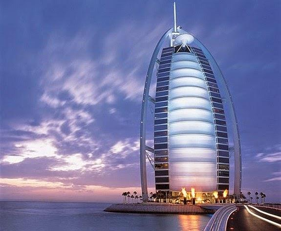 Ξενοδοχείο στο Ντουμπάι 60 όροφοι Κτισμένο σε τεχνητό νησί στην θάλασσα