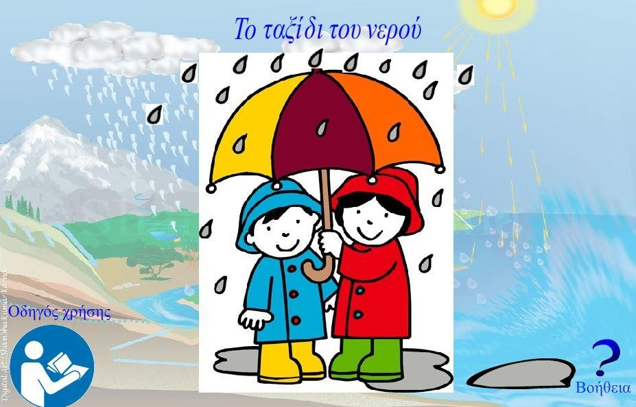 2.3. Παρουςύαςη του λογιςμικού «Σο ταξύδι του νερού» ε απηή ηελ ππνελφηεηα παξνπζηάδνληαη νη θχξηεο νζφλεο ηνπ ινγηζκηθνχ, αλαδεηθλχνληαο έηζη ηηο επηινγέο πνπ έρεη ν ρξήζηεο ζηελ πινήγεζή ηνπ.