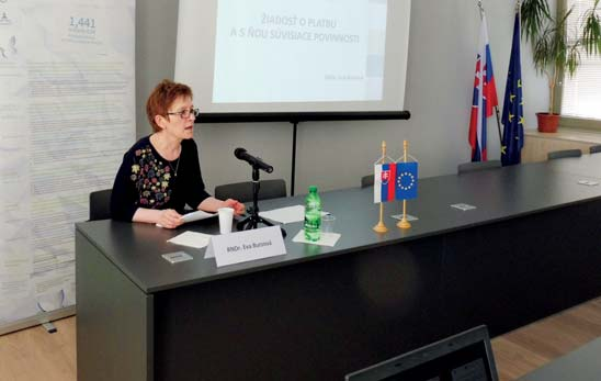 ENVIROPROJEKT Pokračuje vzdelávanie prijímateľov nenávratného finančného príspevku Slovenská agentúra životného prostredia (SAŽP) ako Sprostredkovateľský orgán pre Operačný program Kvalita životného