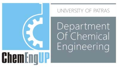 Τμήμα Χημικών Μηχανικών Πολυτεχνική Σχολή Πανεπιστήμιο Πάτρας