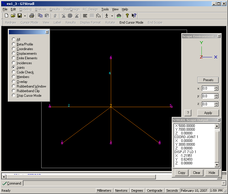 Scope Environment Επίσης, υπάρχει και το Scope Environment για έλεγχο των δεδομένων