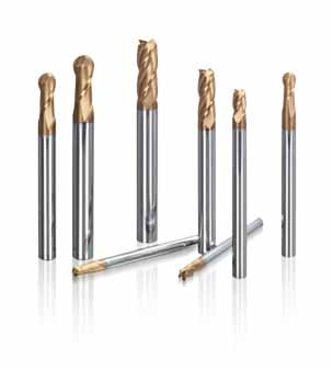 Technical Information for H Endmill Endmill series for high speed machining for high hardened steel H Endmill or cutting high hardened and heat-treated steel under HRC70 New coating technology
