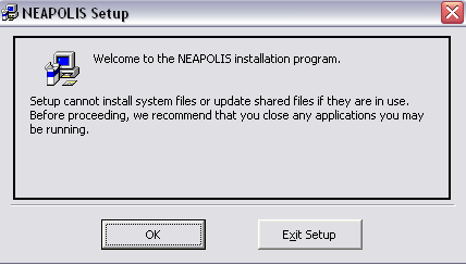 7.2.2 Διαδικασία εγκατάστασης Neapolis Development Αρχικά πηγαίνουμε στον φάκελο που βρίσκεται το Nea4developer και πατάμε αριστερό κλικ στο setup όπως φαίνεται