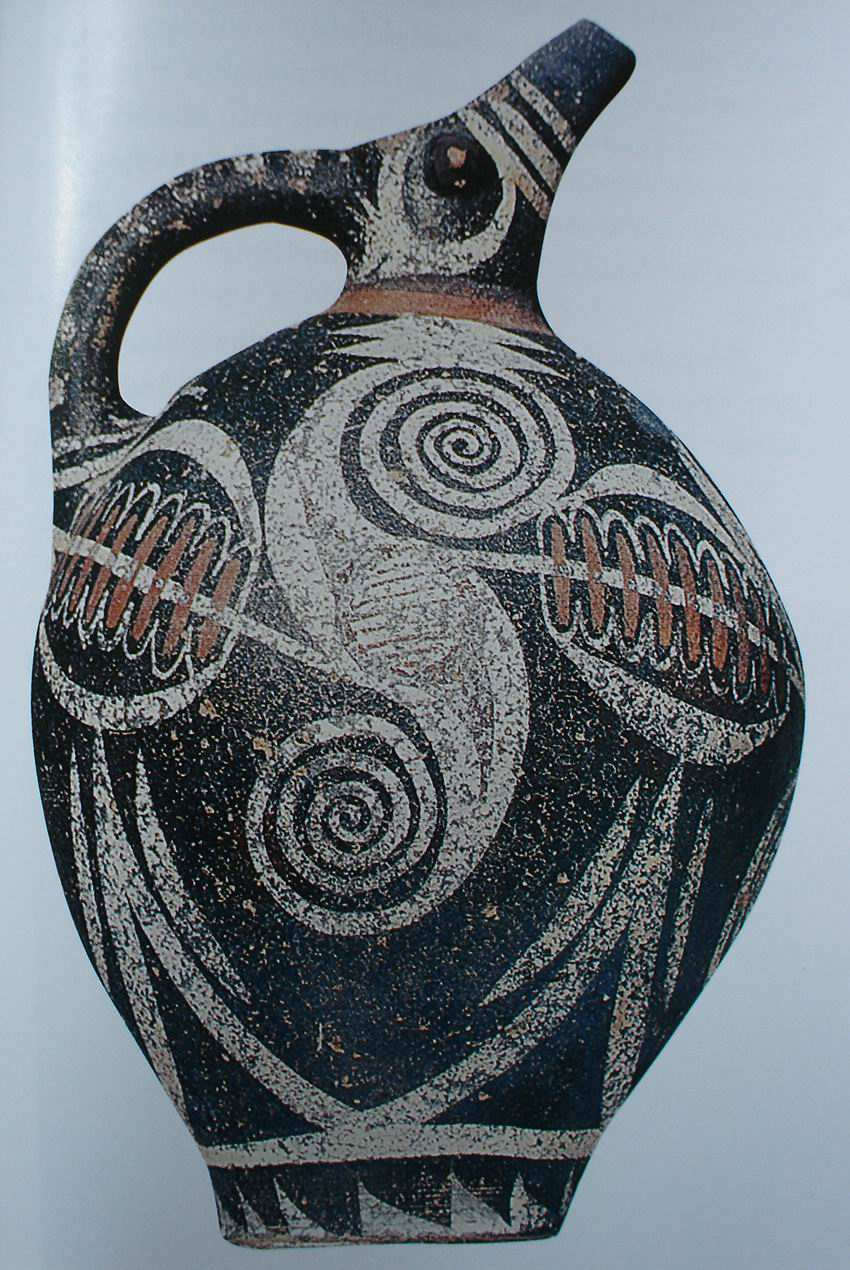 ΚΕΡΑΜΙΚΗ Αυτή την περίοδο έχουµε την εµφάνιση του κεραµικού τροχού στην Κρήτη, πρόγονος της µακράς παράδοσης κεραµικής στην Ελλάδα.